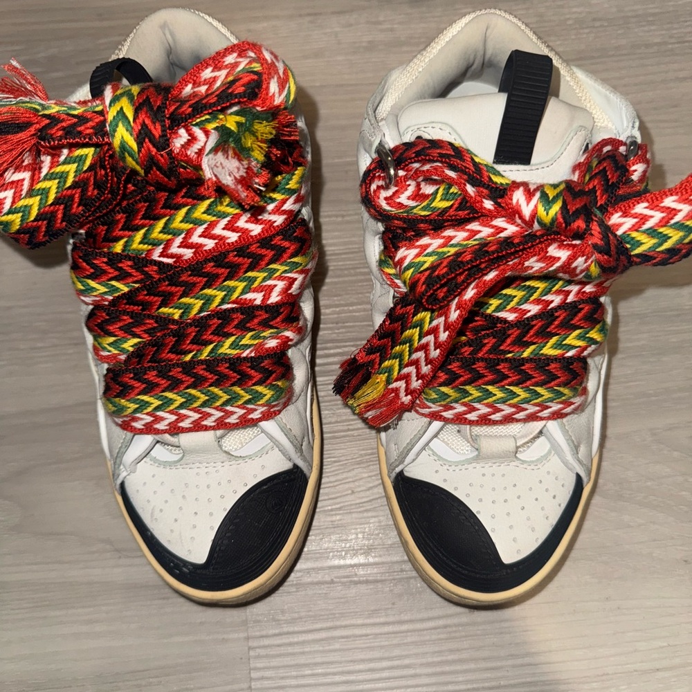 Lanvin Colorful Lace Sneakers